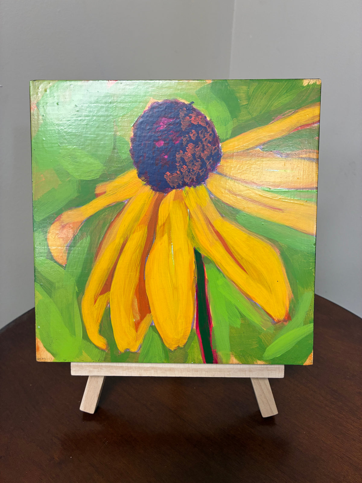 "Black Eyed Susan" Acrylic Painting
