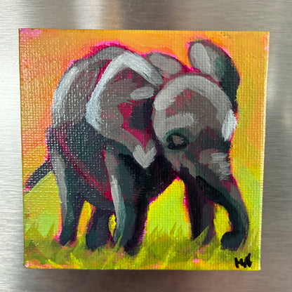 Original Fridge Magnet Miniature Canvas Paintings