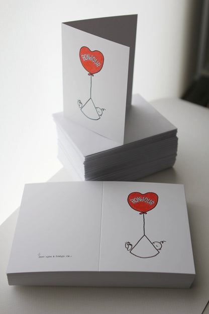 bonjour baby | Greeting Cards