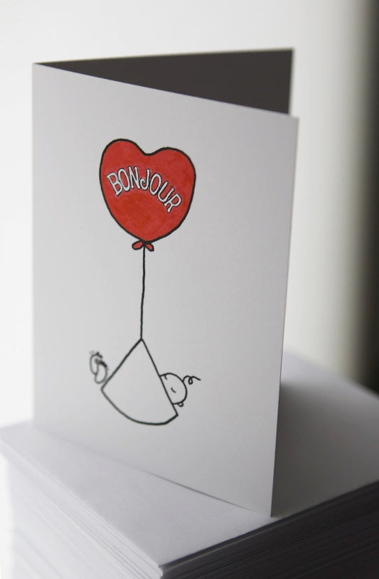 bonjour baby Card