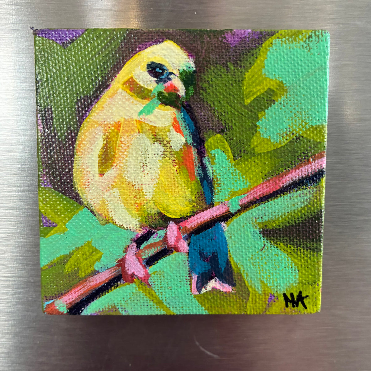Original Fridge Magnet Miniature Canvas Paintings