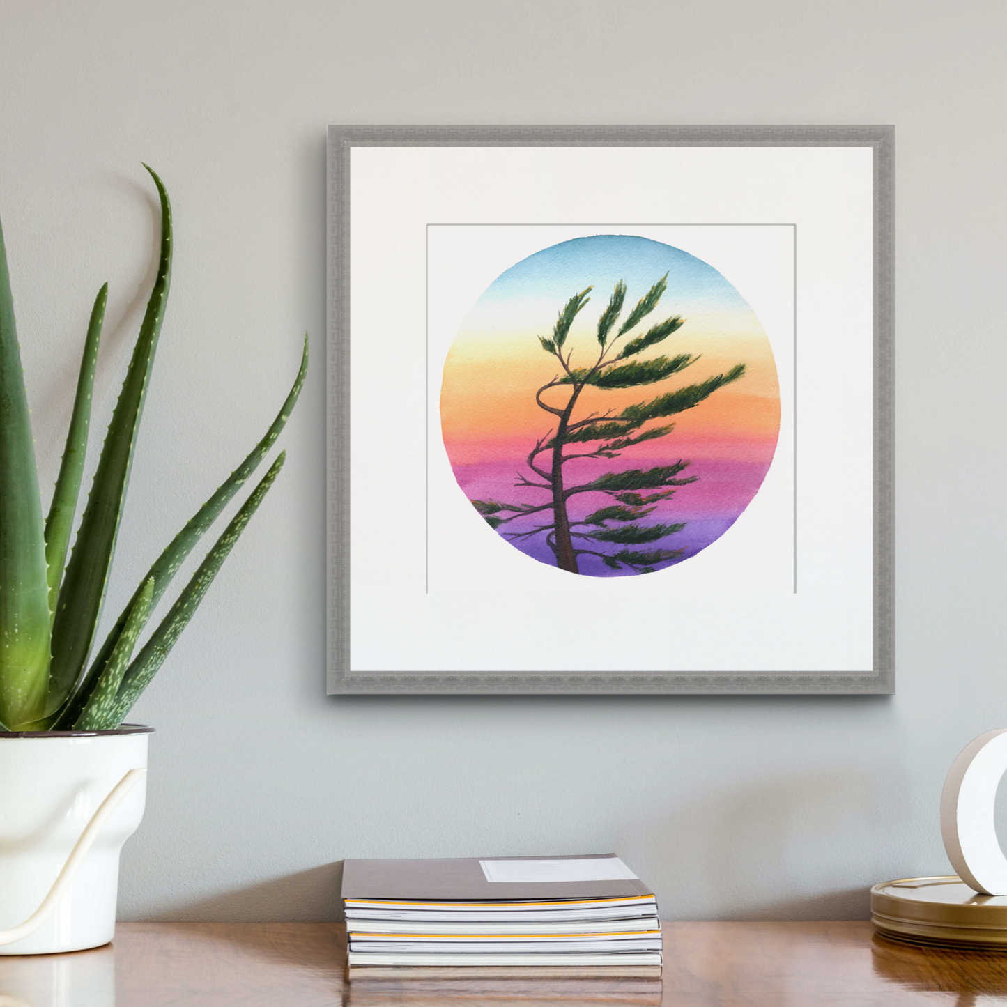 Eden's Sunset  Art Print
