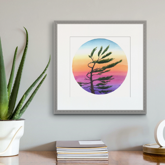 Eden's Sunset  Art Print