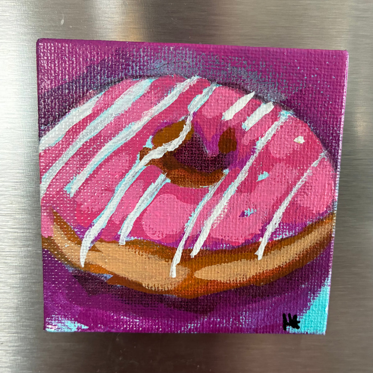 Original Fridge Magnet Miniature Canvas Paintings