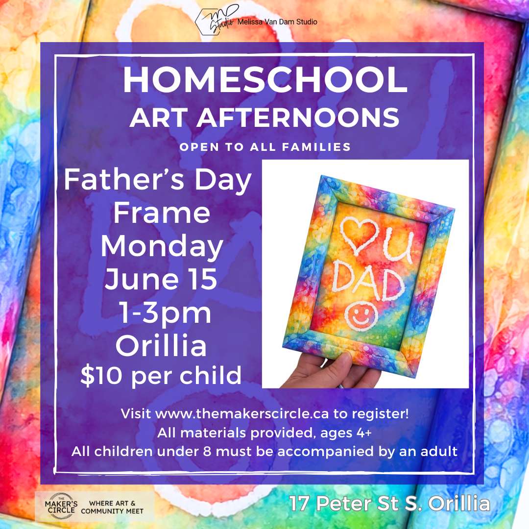 Homeschool Art Afternoons - Father's Day Frame