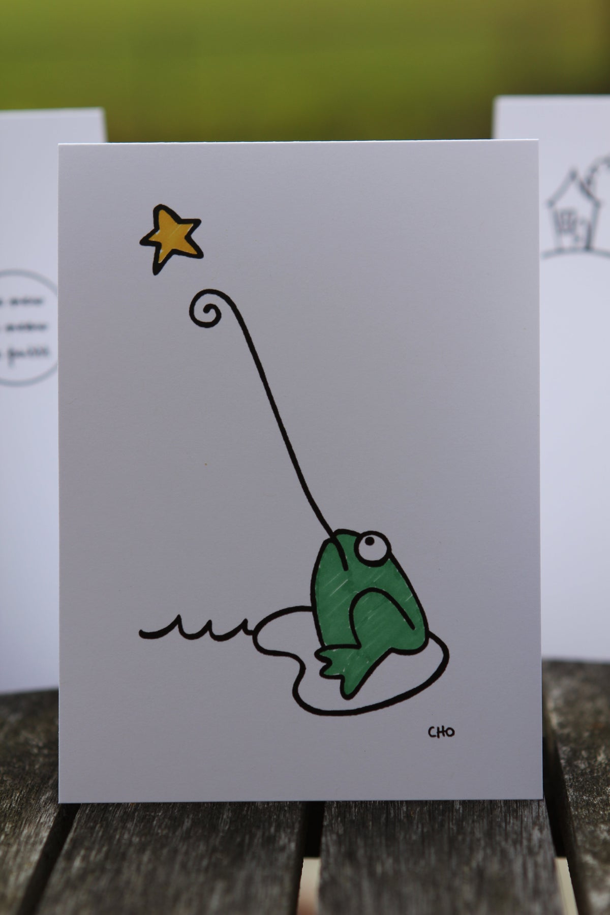 wishing on a star | Greeting Card