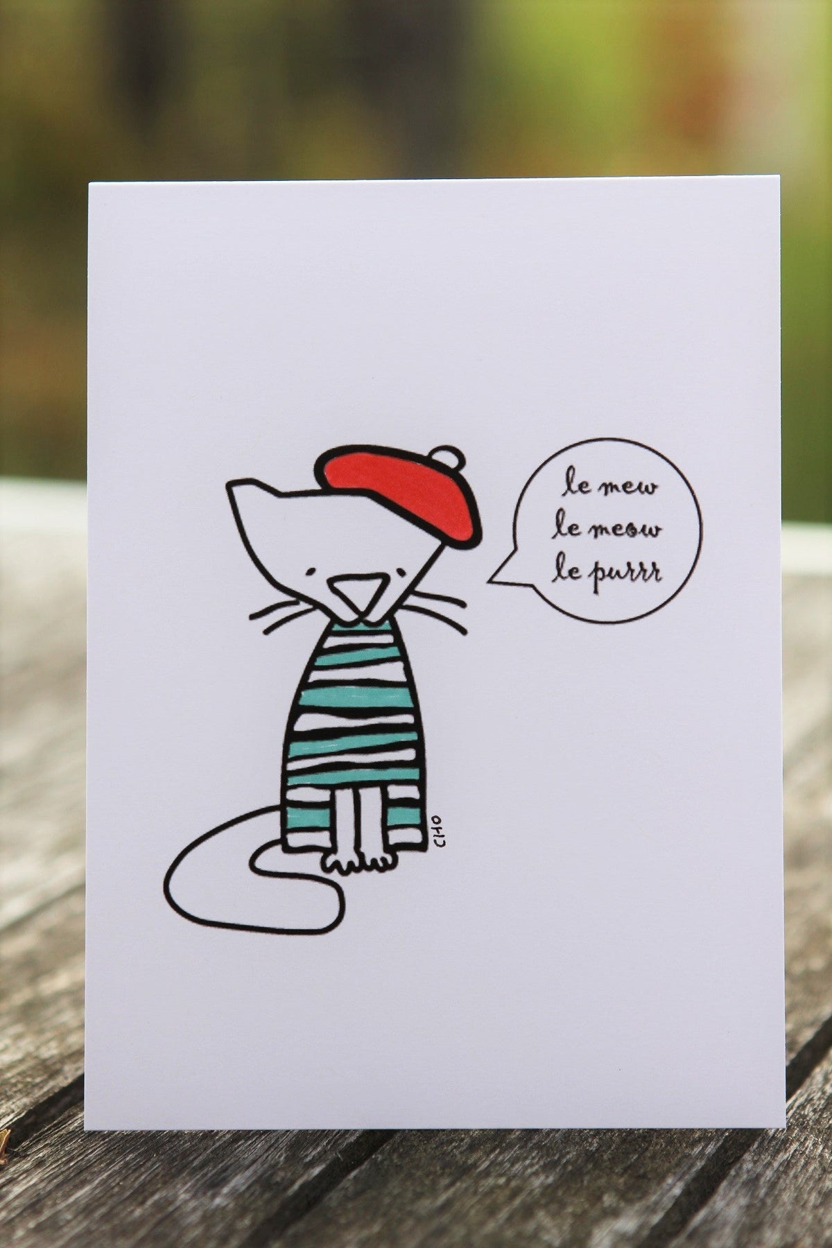 Le mew | Greeting Card