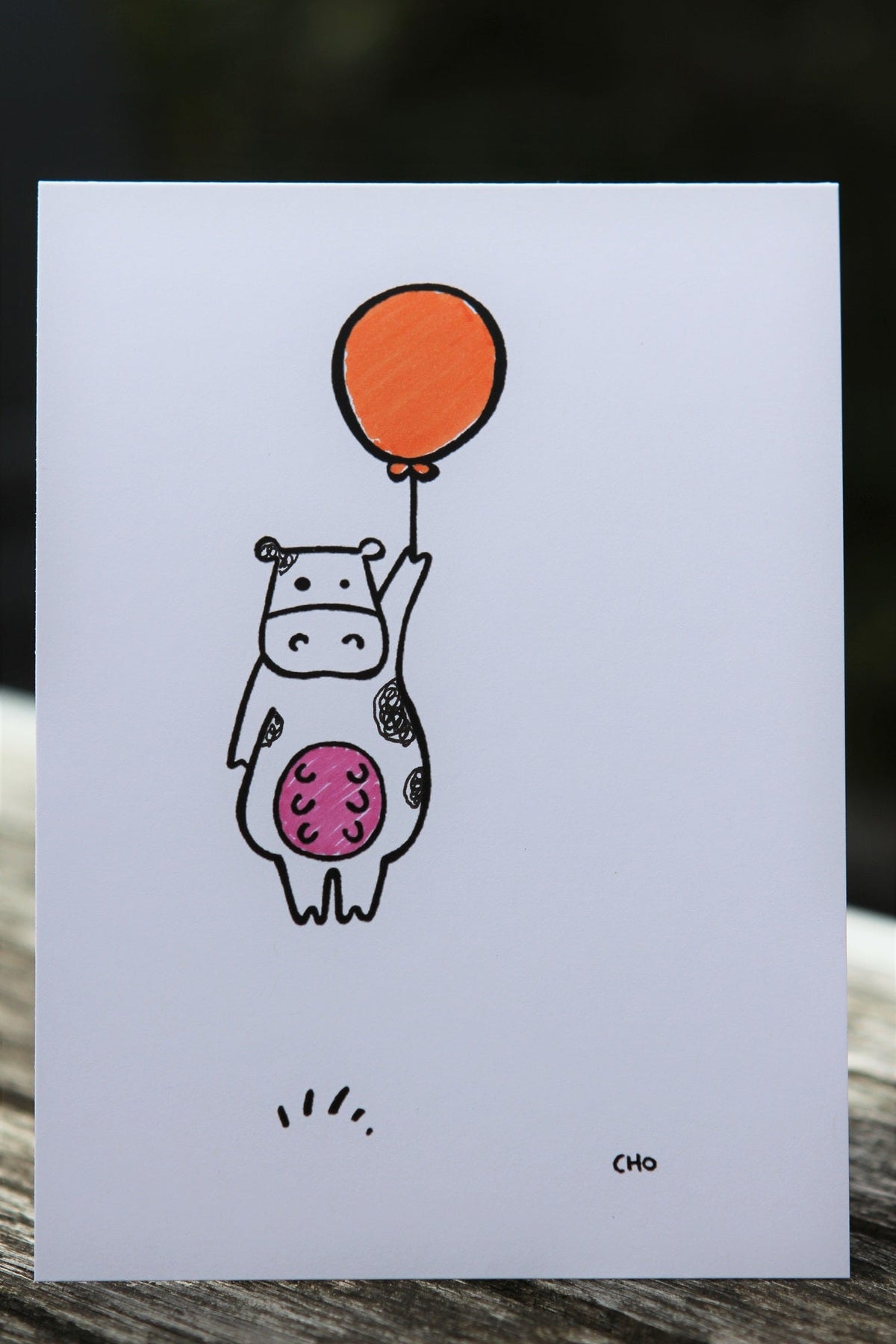moo | Greeting Card