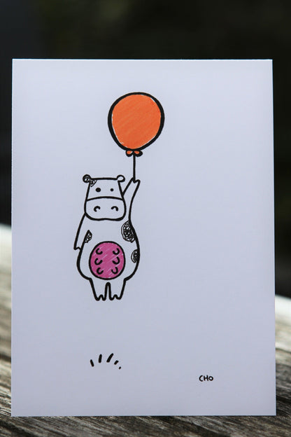moo | Greeting Card