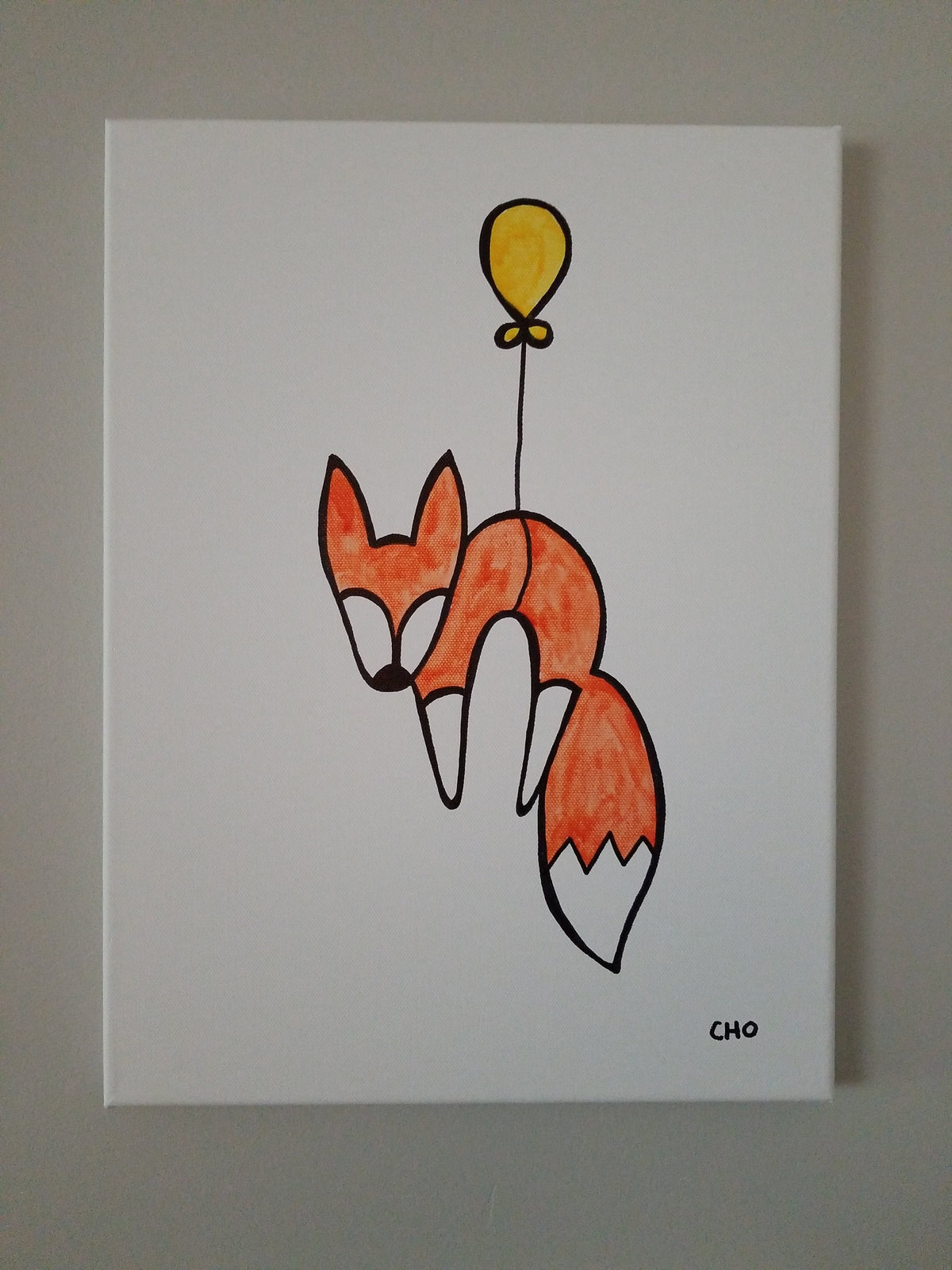 crazy Like a fox 12x16
