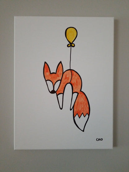 crazy Like a fox 12x16