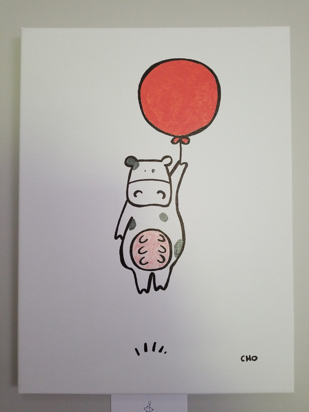 moo | cow ox oxen bull | 12x16