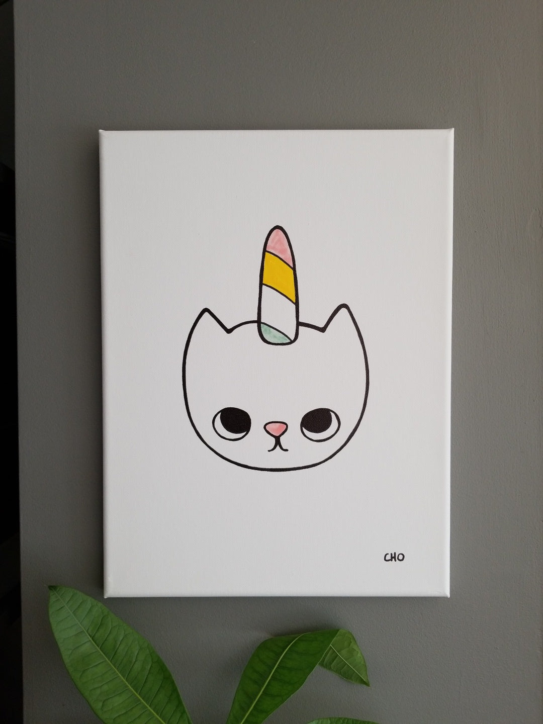 unicat | cat unicorn kitten | 12x16