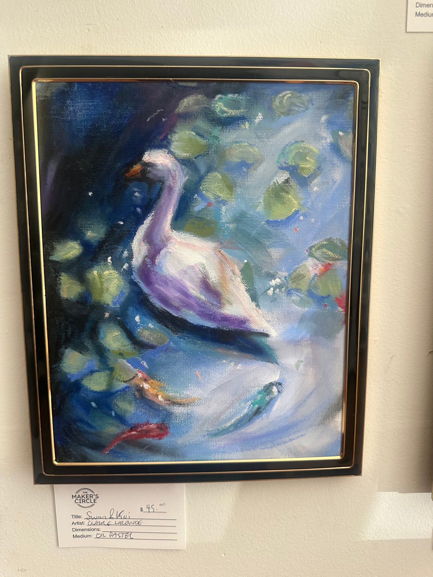 Swan & Koi