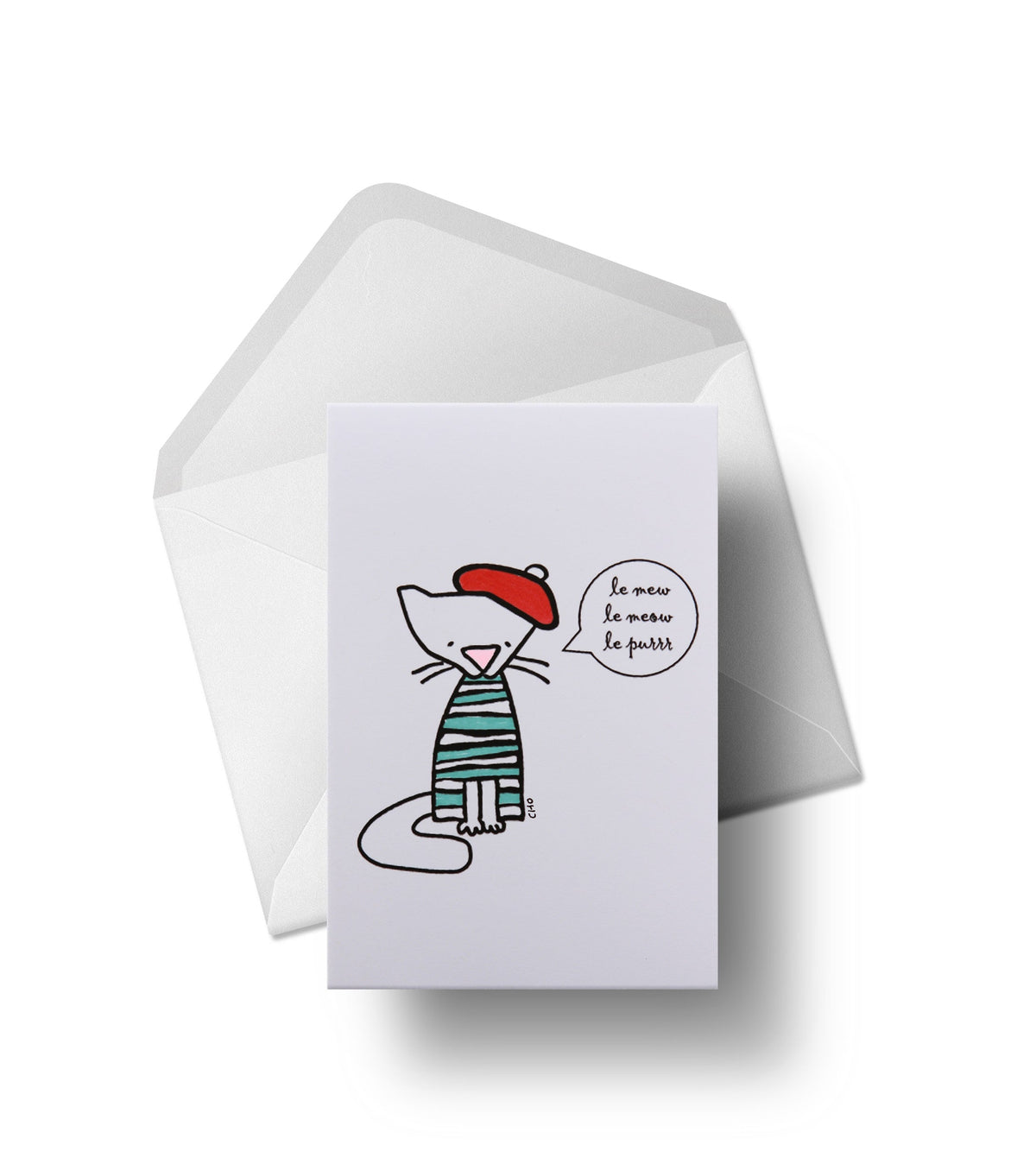 Le mew | Greeting Card