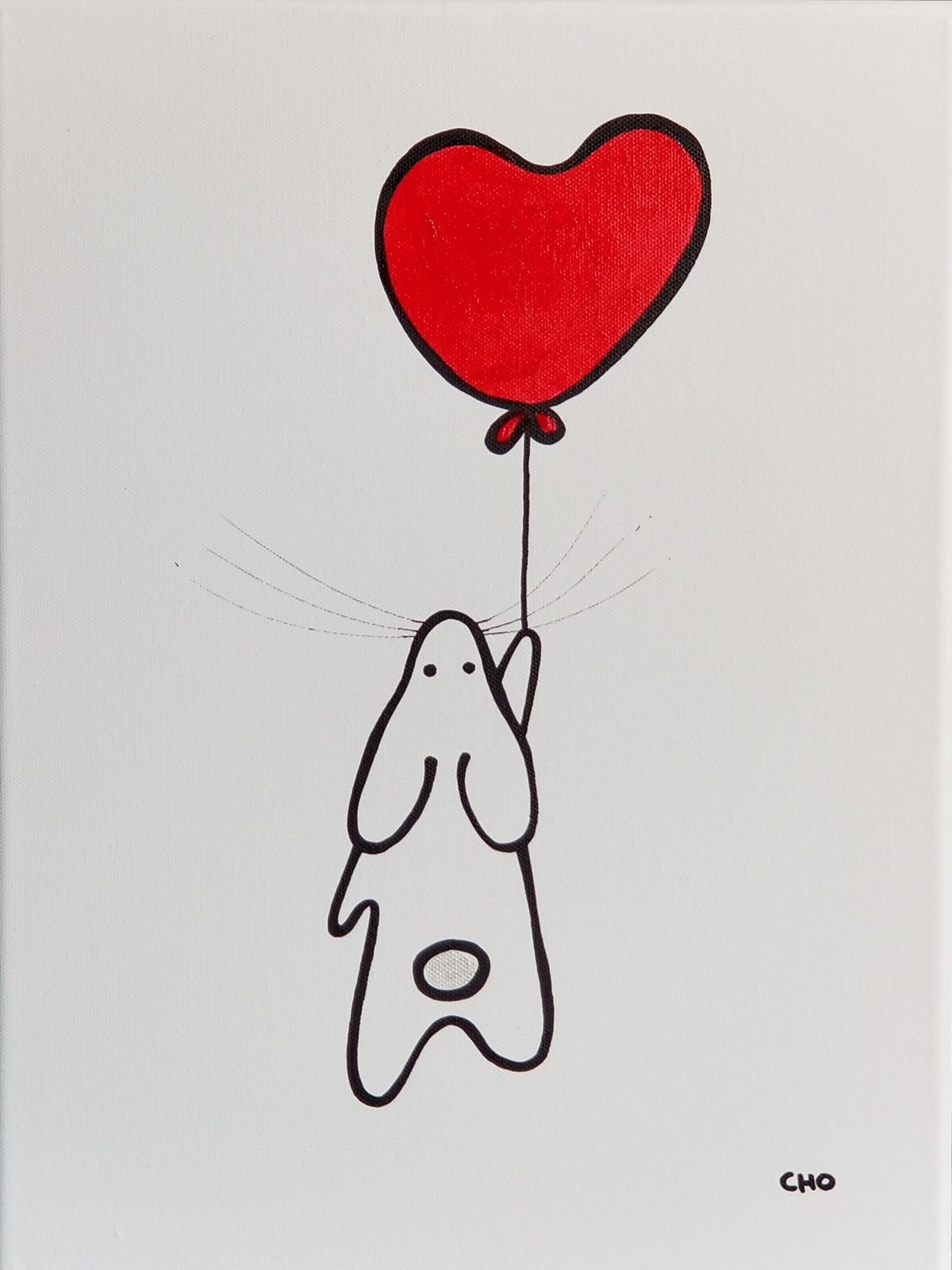 Love bunny | rabbit | 12x16
