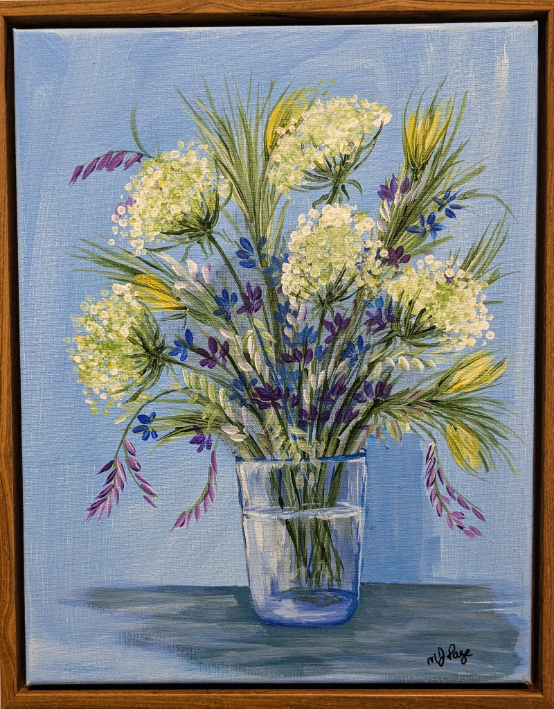 "Queen's Lace" Original Acrylic 11 x 14