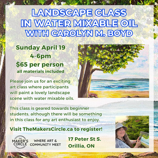 Landscape Class in Water Mixable Oils