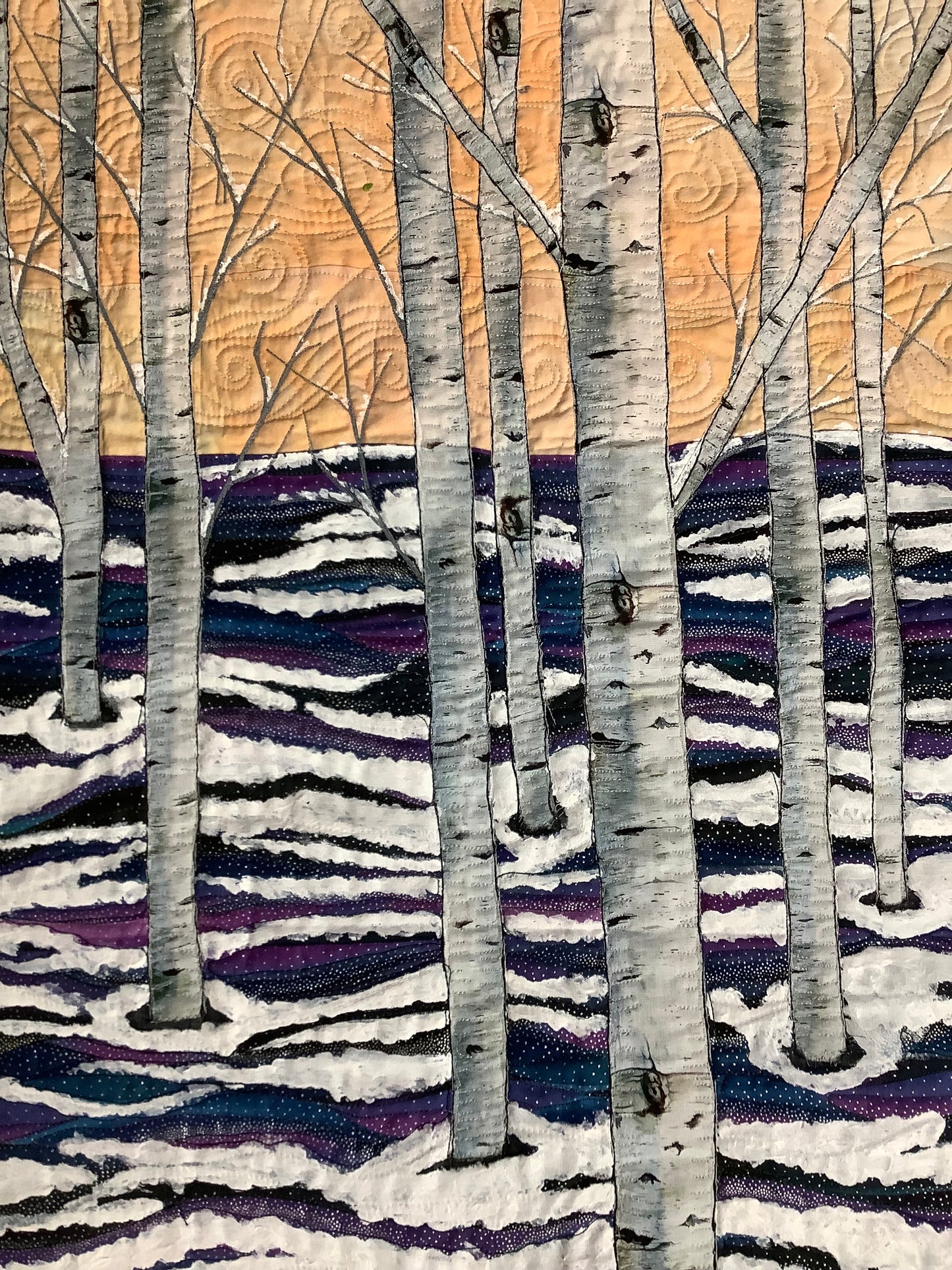 Winter Birches - 16" x 20"