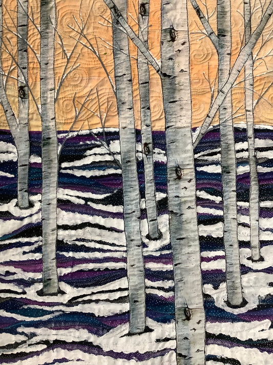 Winter Birches - 16" x 20"