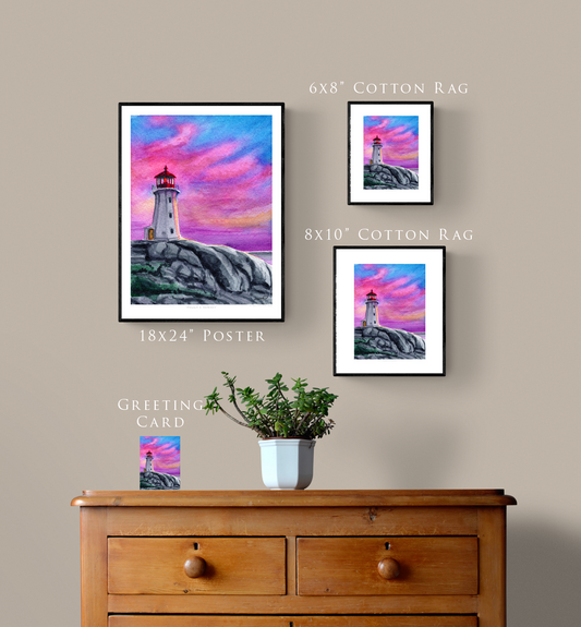 "Peggy's Sunset" Day 93 Peggy's Cove Lighthouse