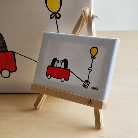 best friends wood easel