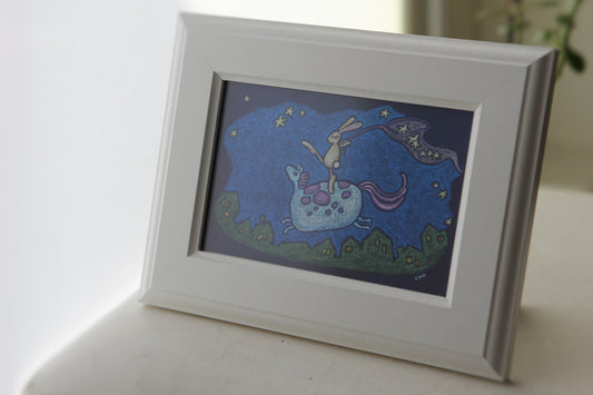 catching dreams | framed 4x6 canvas print