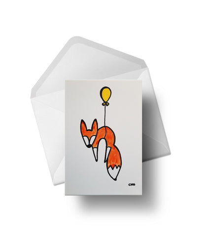 crazy Like a fox | Greeting Card