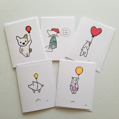 Le mew | Greeting Card