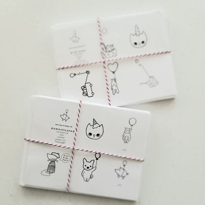 colour your own 5 pack | Greeting Cards