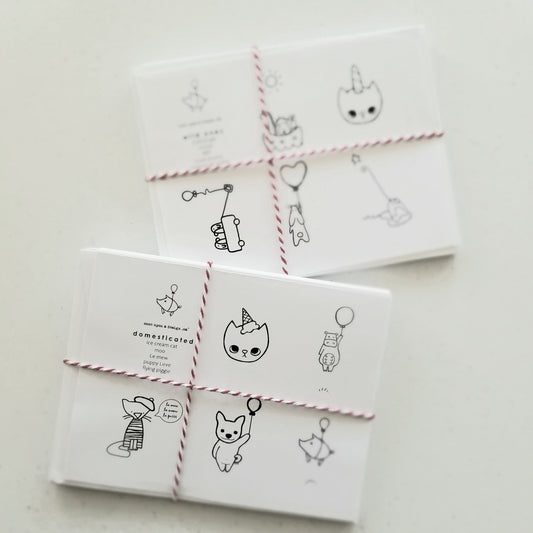 colour your own 5 pack Cards