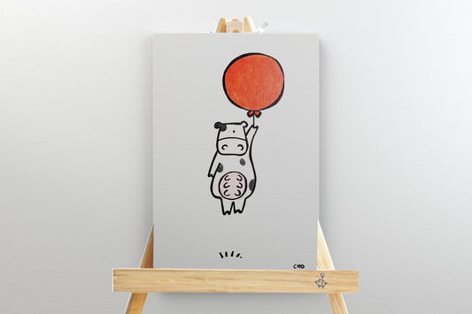 moo wood easel