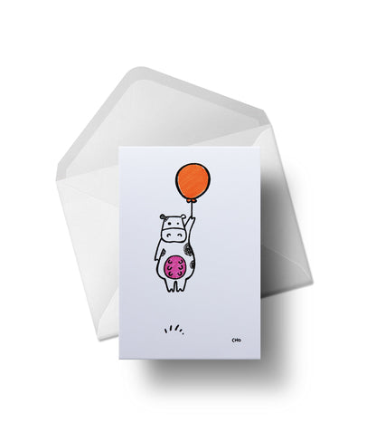 moo | Greeting Card