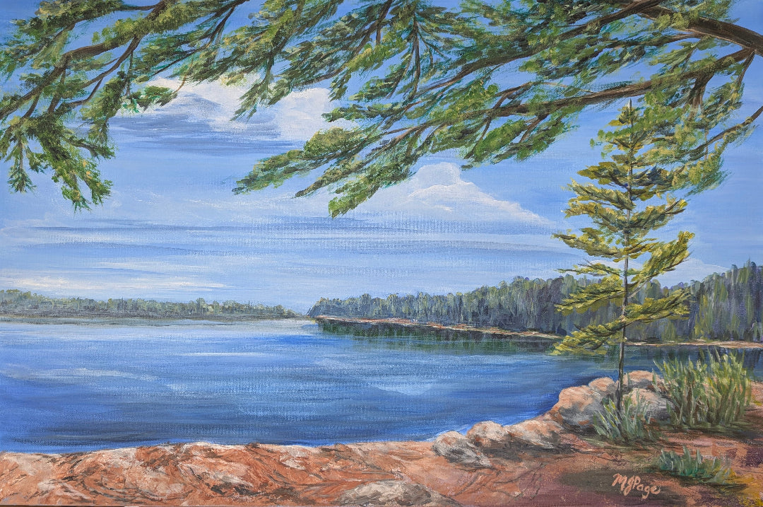 "Perfect View" Acrylic Original Painting 24 x 36