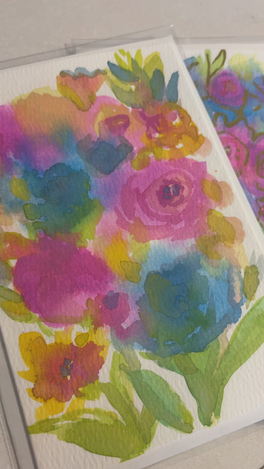 Original Watercolour Cards