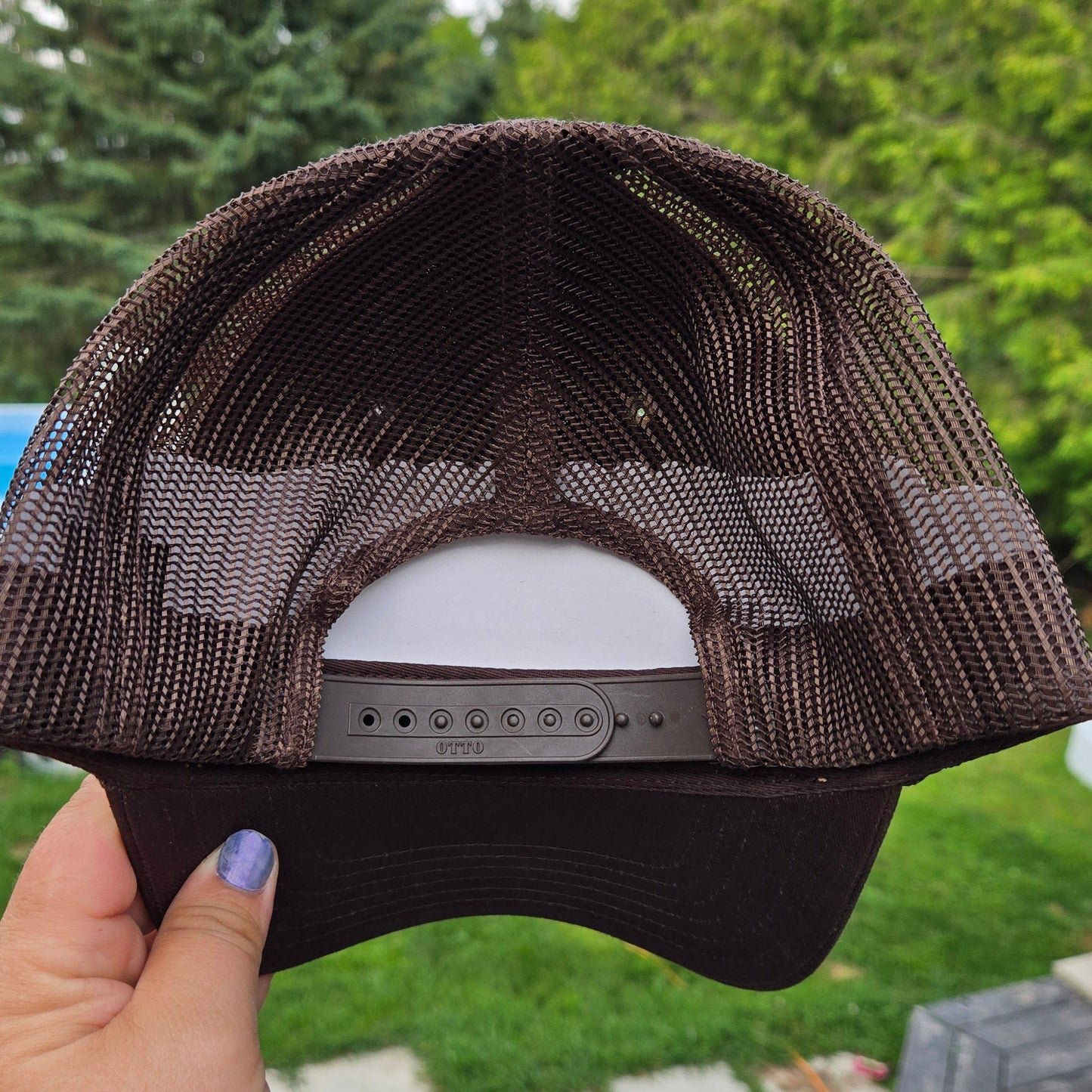 Hand Painted Snap Back Ball Hat