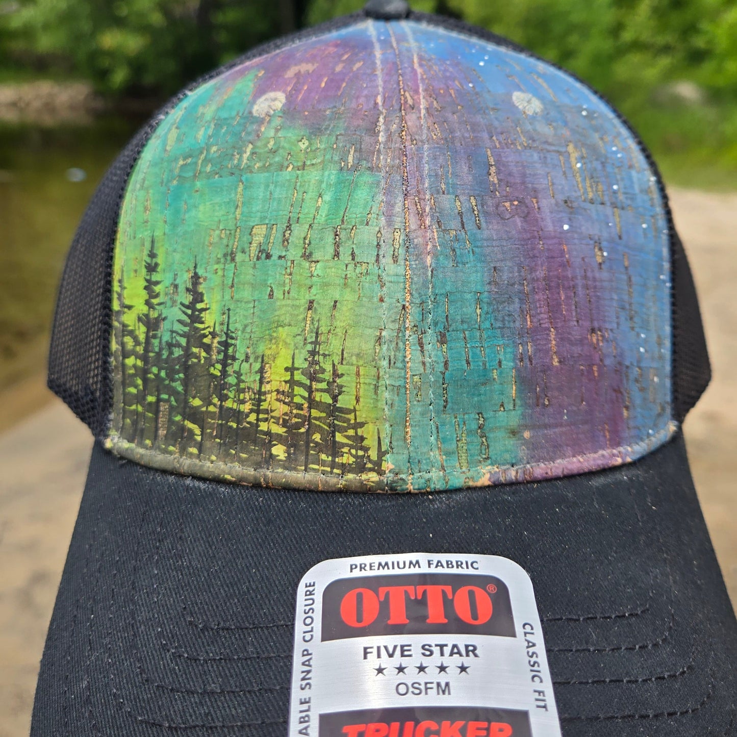 Hand Painted Snap Back Ball Hat