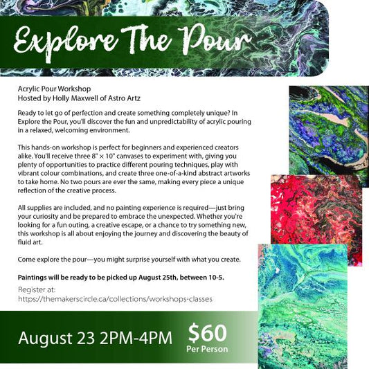 Explore the Pour - Hosted by Astro Artz August 23rd