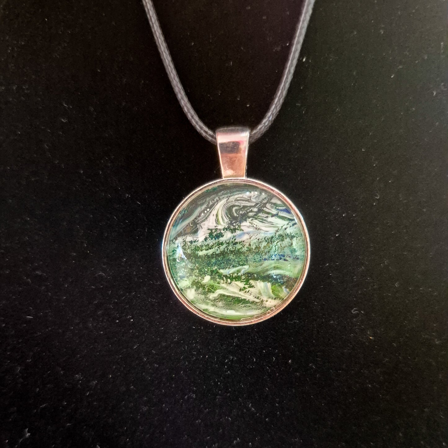 Acrylic pour necklaces