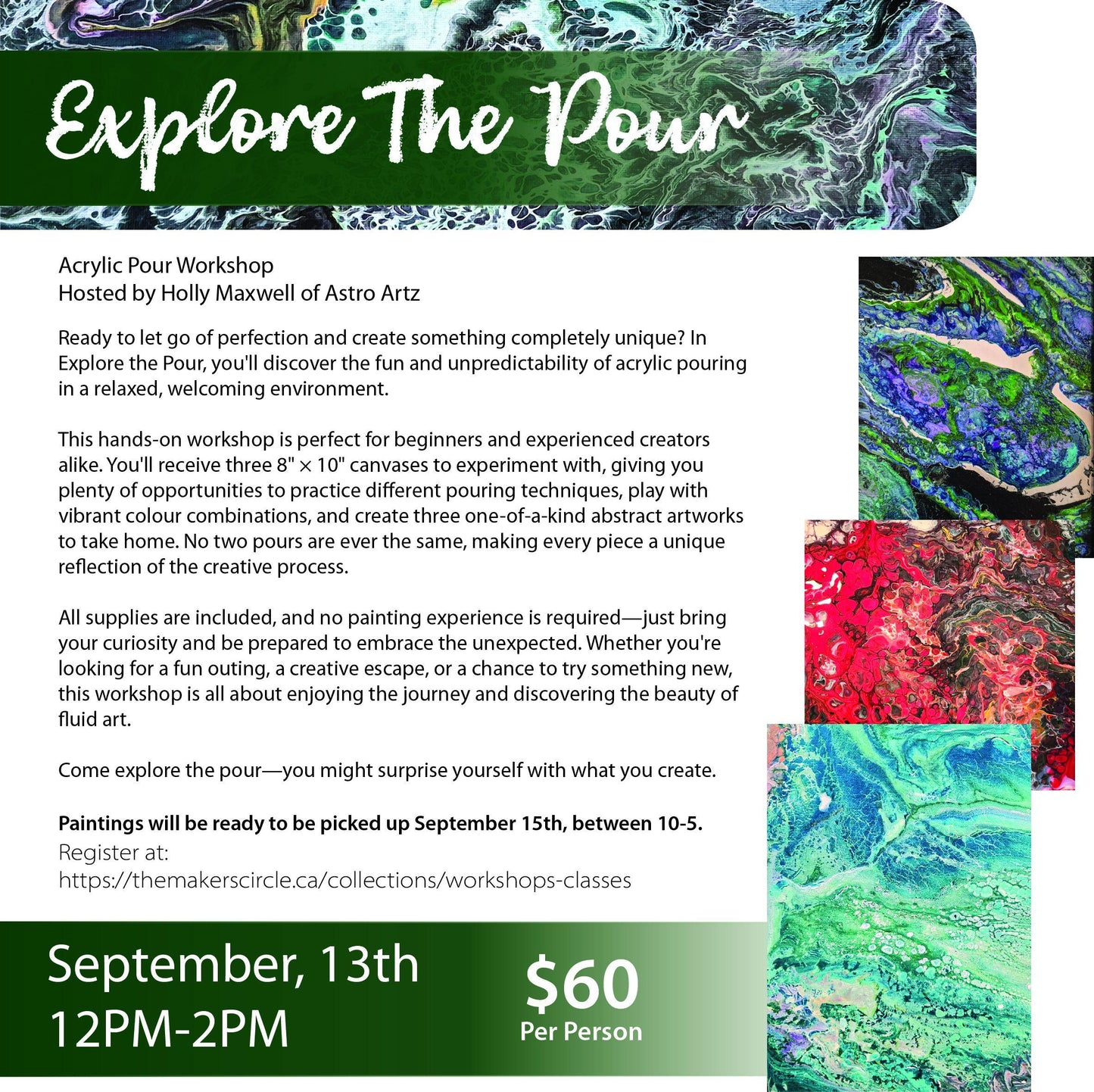 Explore the Pour - Hosted by Astro Artz September 13th
