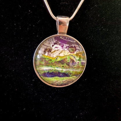 Acrylic pour necklaces