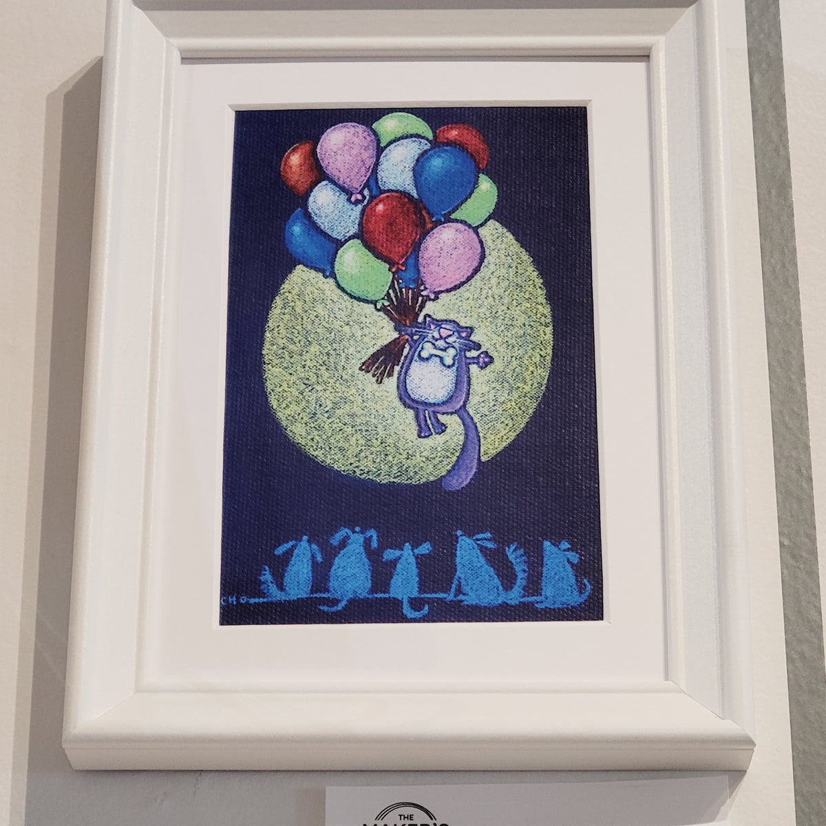 up up | framed 4x6 canvas print