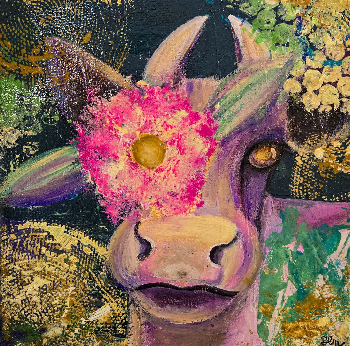 Floral Moo Moo