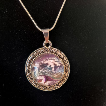 Acrylic pour necklaces
