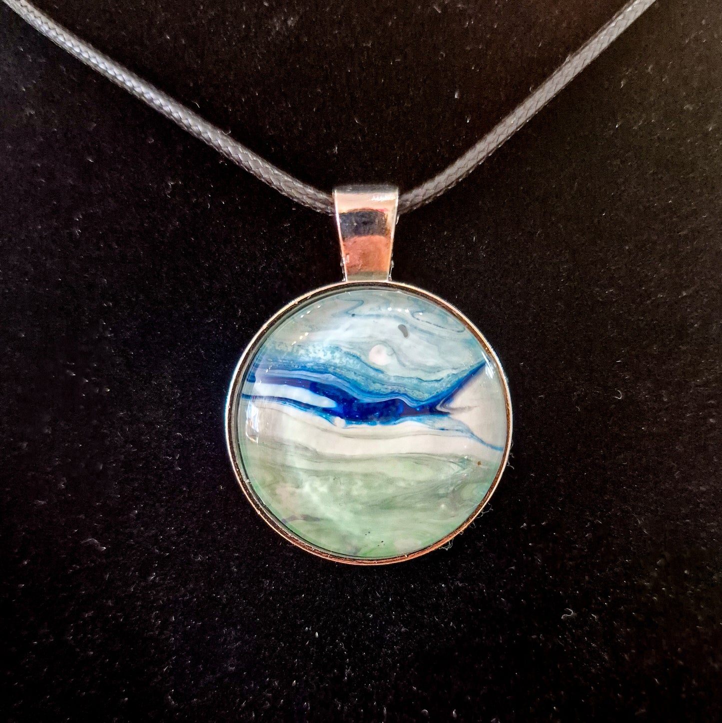 Acrylic pour necklaces
