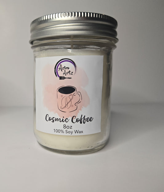 Cosmic coffee 8 oz candle
