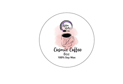 Cosmic coffee 8 oz candle