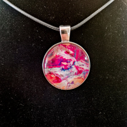 Acrylic pour necklaces