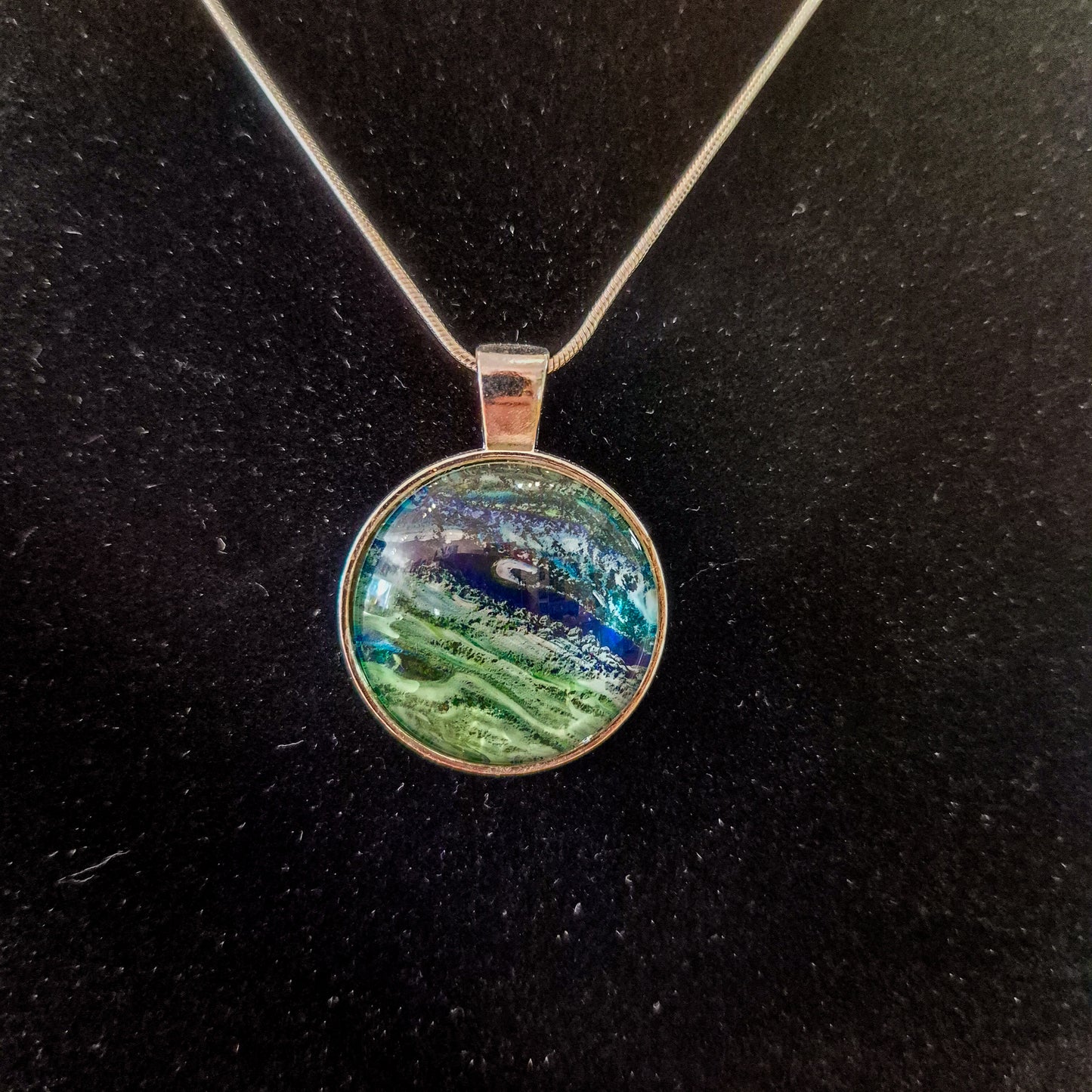 Acrylic pour necklaces