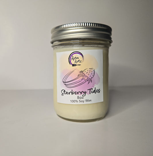 Starberry tides 8 oz candle